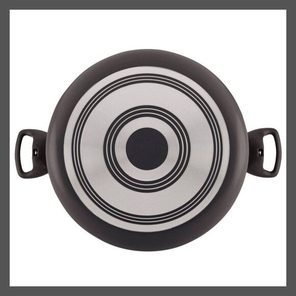 Farberware - 10.5qt Aluminum Nonstick Covered Stockp Black - Picture 4 of 4